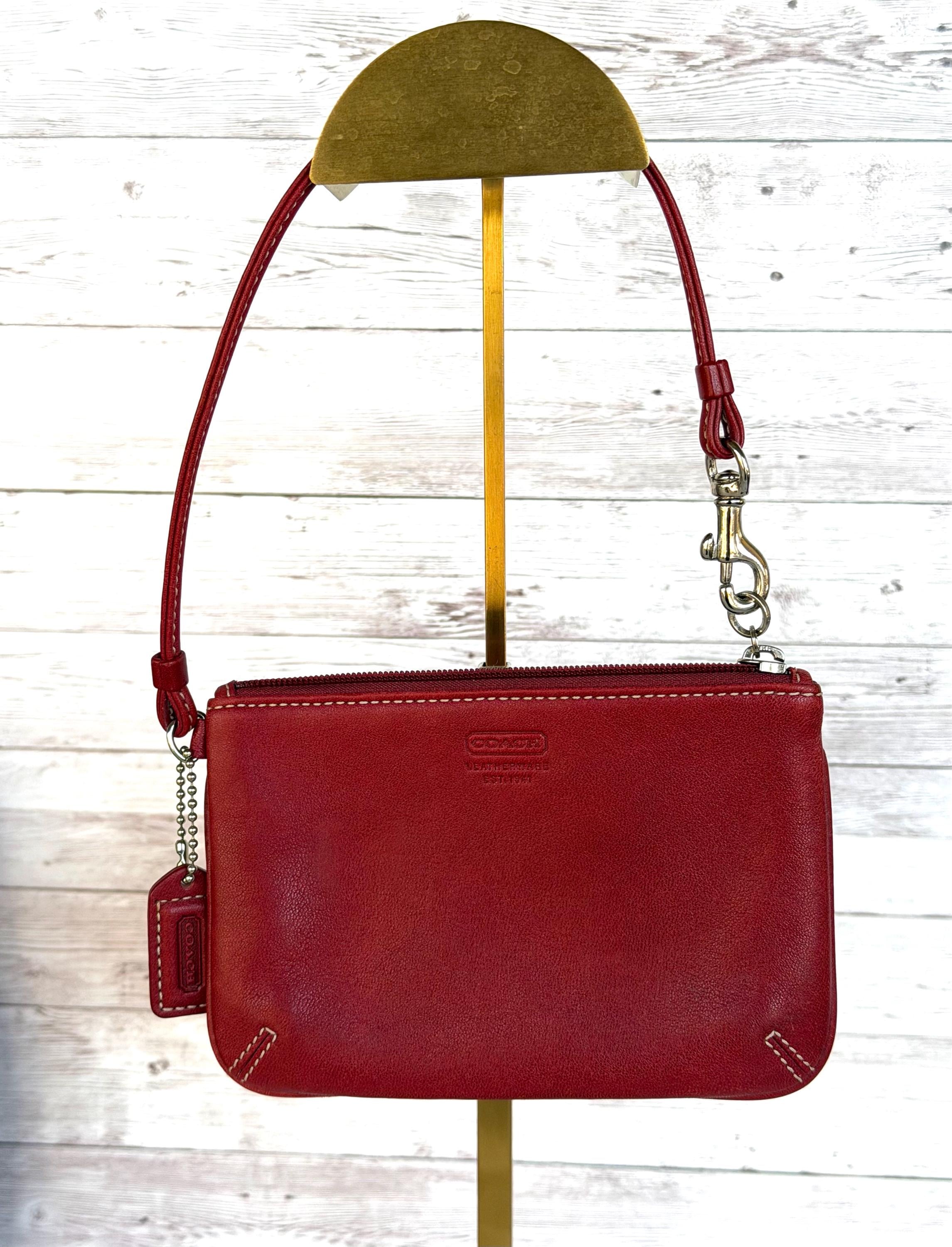 Vintage Coach Red Purse - Etsy