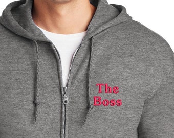 Personalized Hooded Sweatshirt Embroidered Sweatshirt