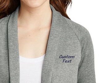 Personalized Embroidered Cardigan