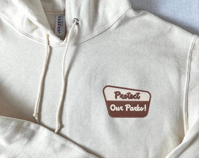 National Park Embroidered Sweatshirt for Men and Women No Minimum Resist Protect Our Parks
