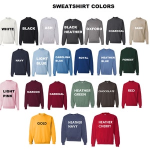 Personalized Monochrome Embroidered Sweatshirt image 4