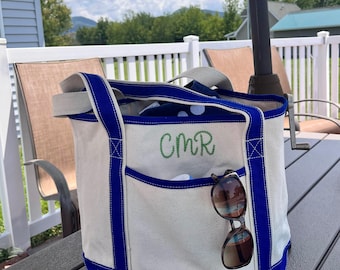 Custom Canvas Boat Tote Bag: Personalized 90's Style Gift