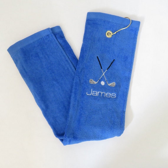 Buy Personalized Golf Towel With Grommet and Hook Add Name Online in India  
