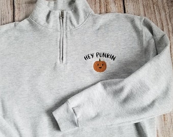 Hey Punkin Fall Quarter Zip Sweatshirt 