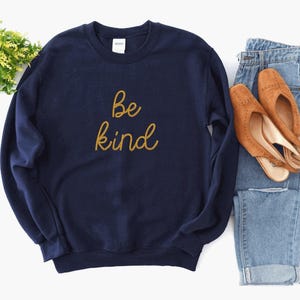 Personalized Chain Stitch Text Sweatshirt With Embroidered Phrase No Minimum