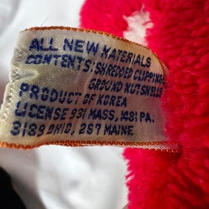 Disney Micky Minnie Maus Plüsch Vinyl Puppe Set klein Rot Schwarz Weiss Gut VTG Bild 5