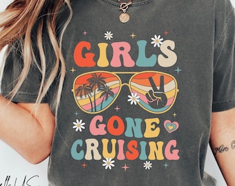 Camisa de crucero para niñas Comfort Colors®, Camisa de crucero para niñas, Camisa de crucero para niñas, Camisa de viaje de crucero para niñas, Camisa de viaje de crucero