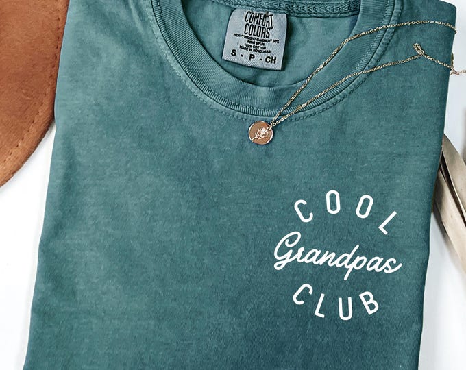 Comfort Colors® Cool Grandpas Club Shirt, Fathers Day Shirt, Best Grandpa Shirt, Cool Grandpa Tee, Grandfather Shirt, Gift for Grandpa, Gift