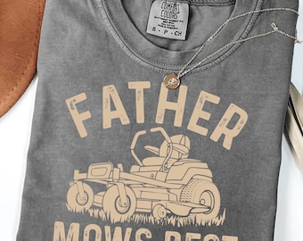 Camiseta "Papá cortacésped" de Comfort Colors®, regalo para el Día del Padre, regalo divertido para papá, camiseta "Papá cortacésped", camiseta para papá, camiseta "Cortadora de césped", papá genial