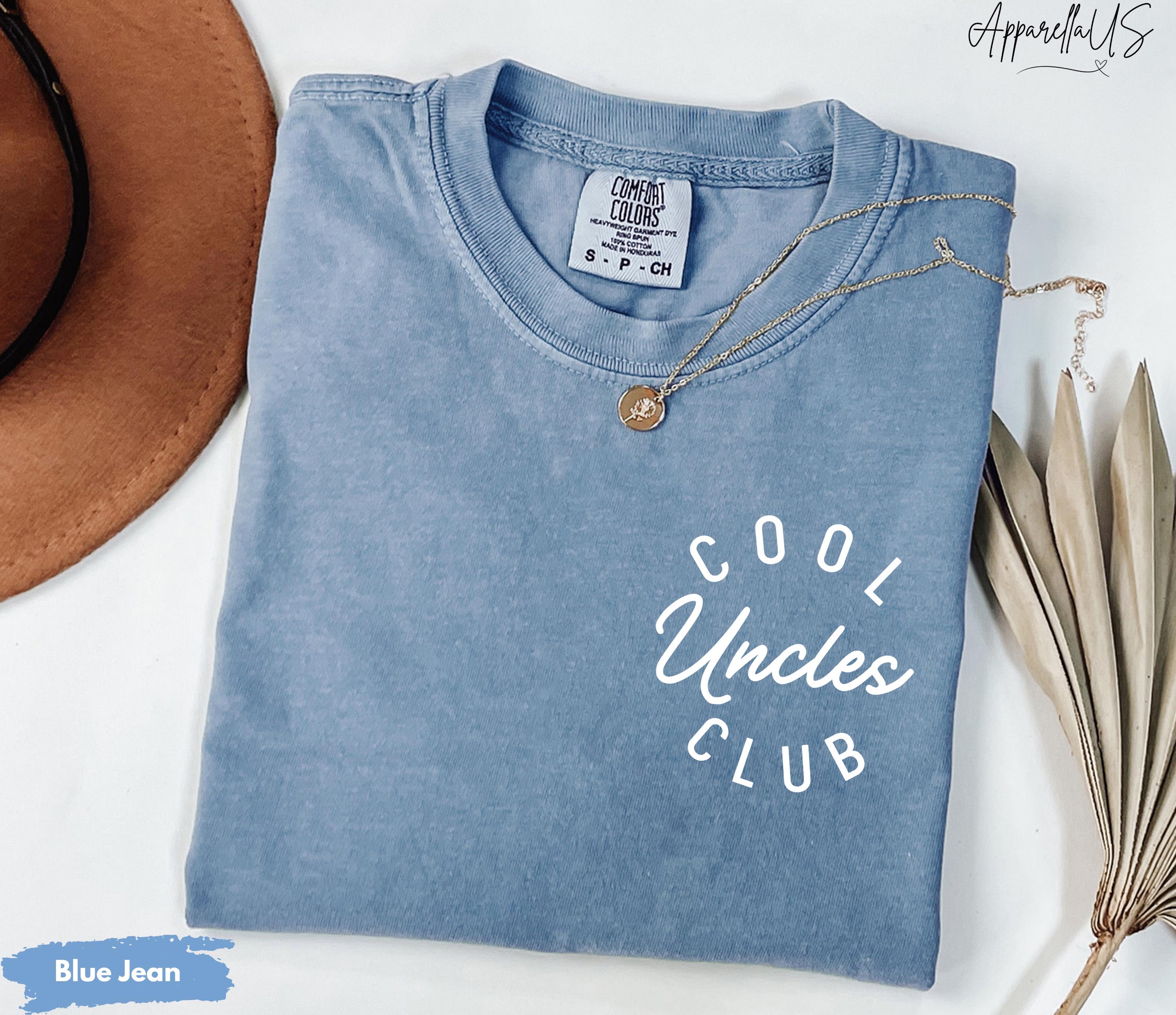 Comfort Colors® Cool Uncles Club Shirt, Cool Uncle Shirt, New Uncle ...