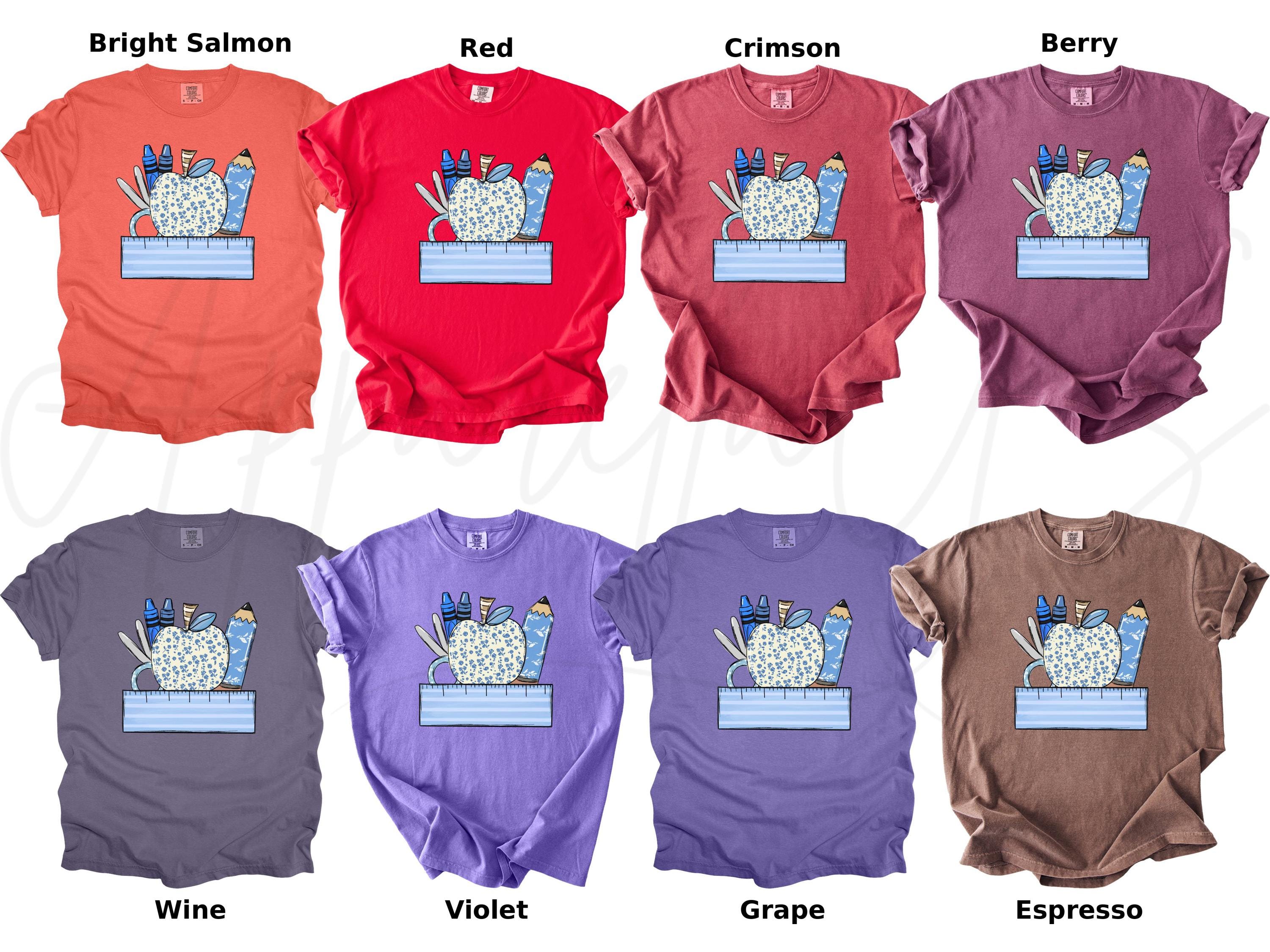 Comfort Colors® Custom Teacher Shirt, Custom Teacher Shirt, Teacher Gifts, Teacher Appreciation, Back to School, Last Day of School, Gift