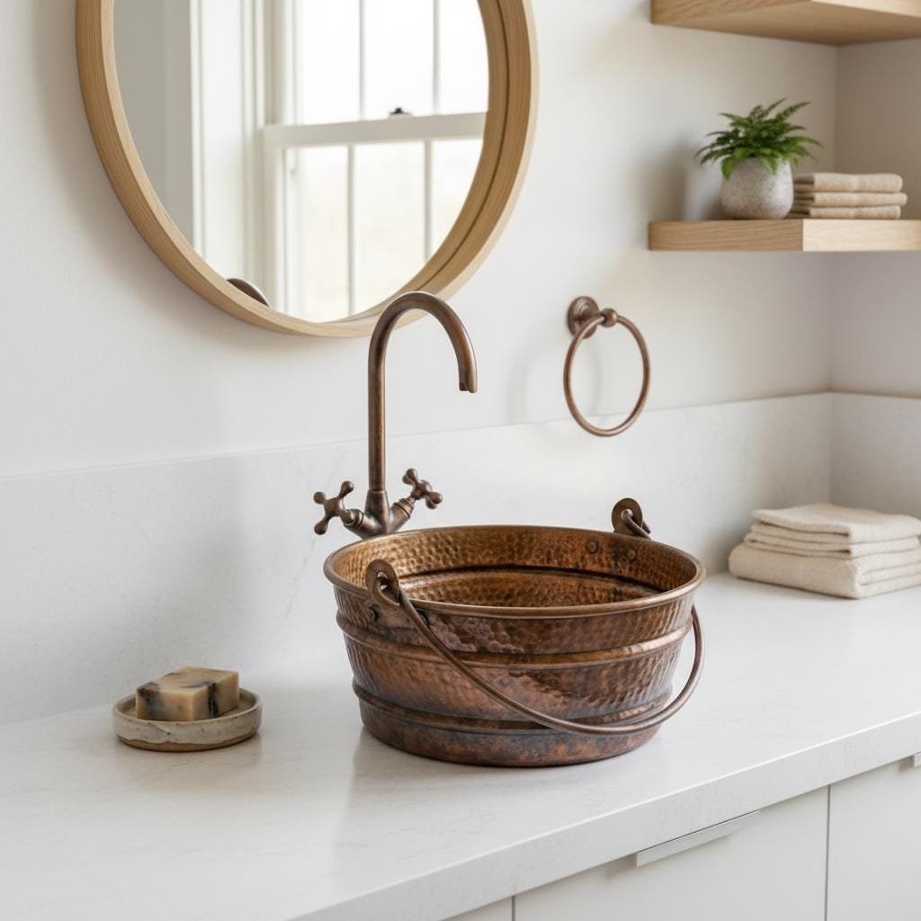 Vintage Bucket Sink - Etsy