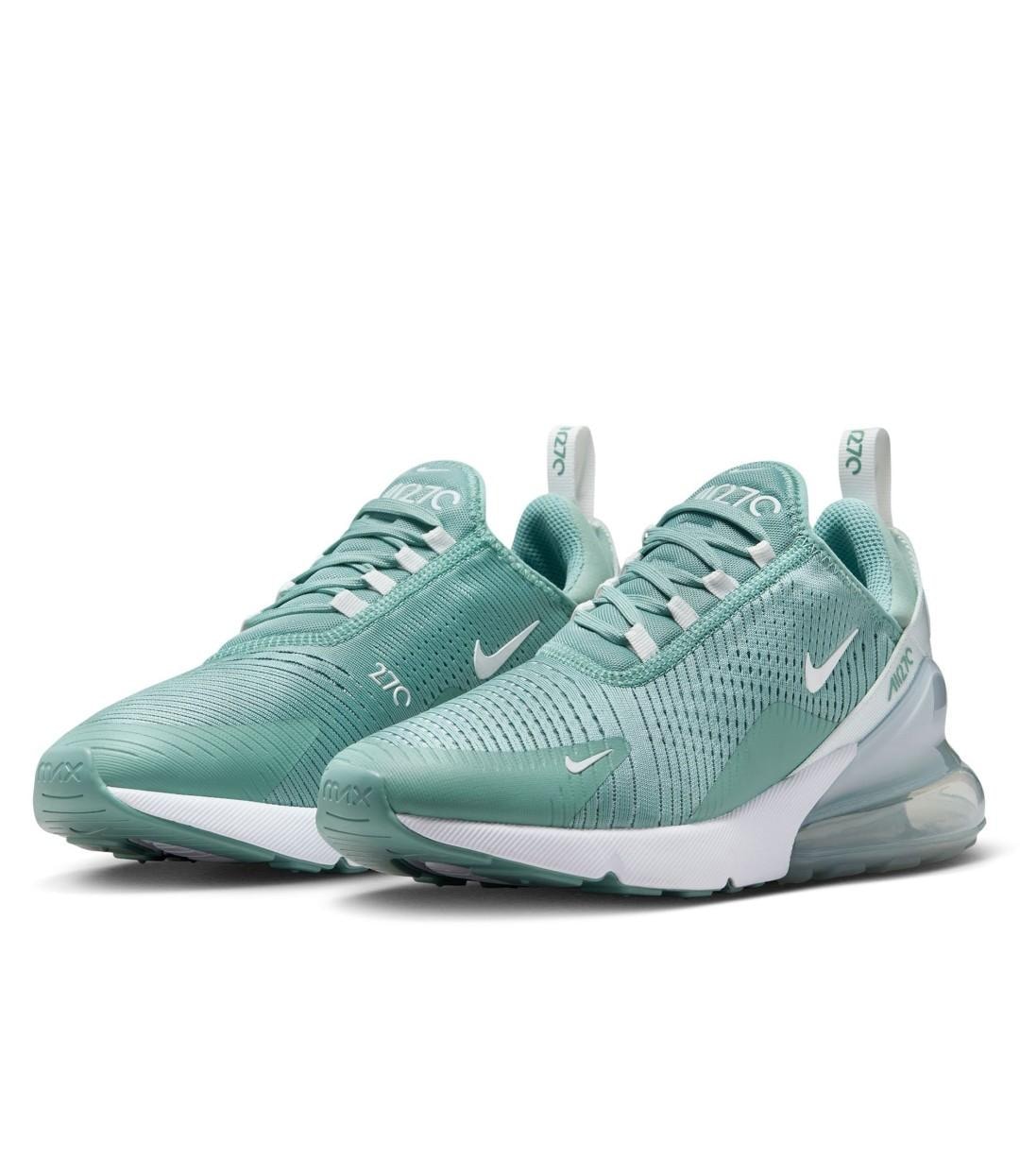 pink and teal air max 270