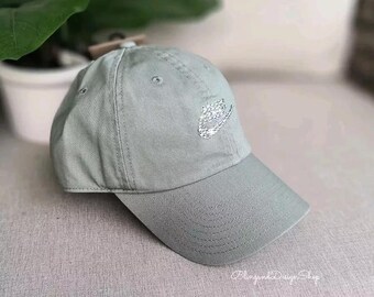 Green Bling Nike Hat Cotton Adjustable Cap made with Crystals NWT Futura Women main image 4