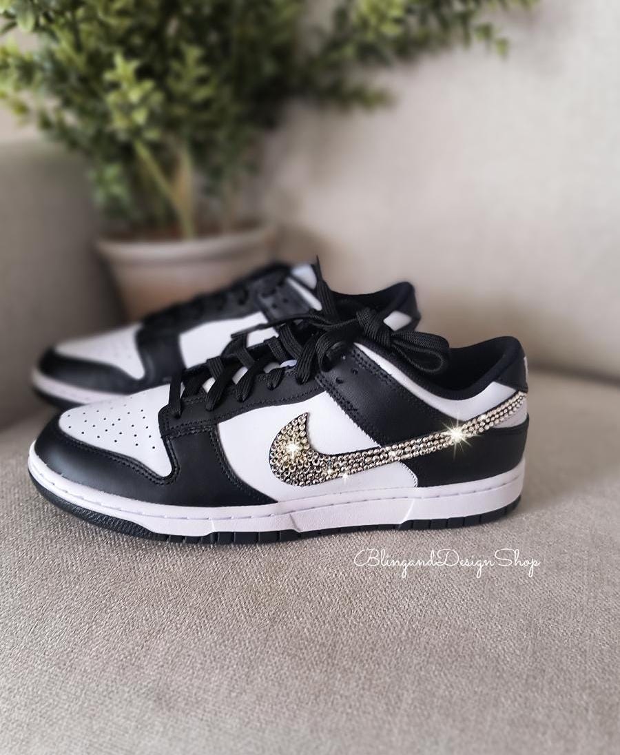 dunks with rhinestones