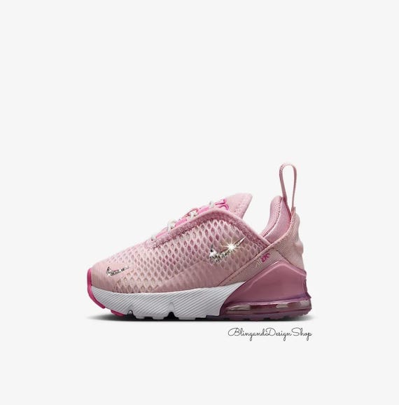 pink and clear nike shoes