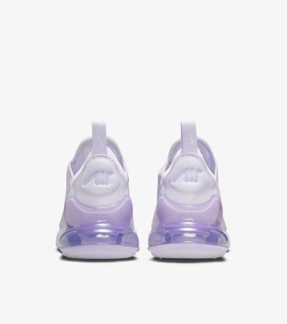 Swarovski Women's Air Max 270 Purple & White Sneakers Blinged With