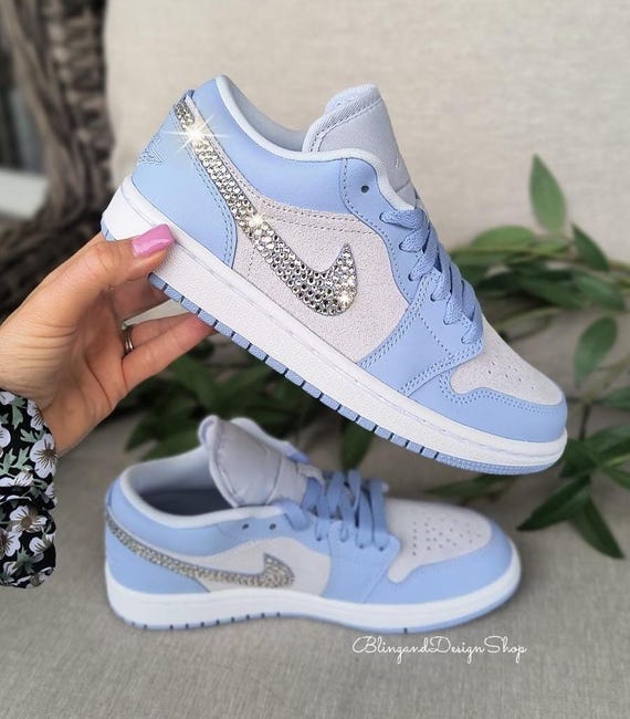 Nike Air Jordan 1 Low ホワイト/ブルー 週末特化)Nike Air Jordan 1