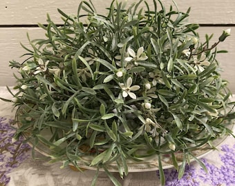 Artificial Wildflower Greenery Half-Sphere, 10 in. Half-Sphere, Bowl Filler, Floral Decor