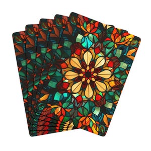 Poker Playing Cards, Casino Game Night Set, Art Nouveau Design, Perfect Gift for Card Enthusiasts, Home Decor
