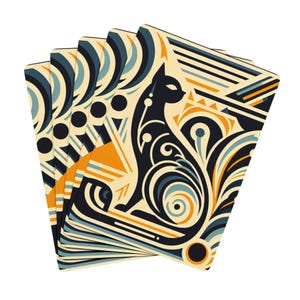 Baraja de póquer con temática de gatos, baraja de póquer con temática de gatos, juego de cartas único, baraja de póquer con temática de gatos, regalo para jugadores de cartas, barajas con arte de gatos