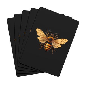 Bee Poker Spielkarten im Art-Deco-Stil: Vintage-Design, elegantes Deck für Spielabende, perfektes Geschenk für Sammler & Spieler