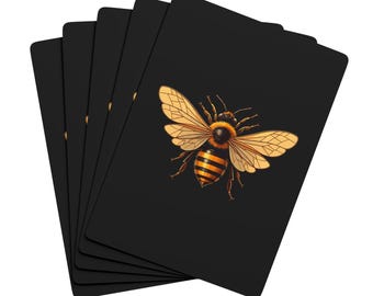Baraja de póker Art Déco Bee: Baraja de póker vintage