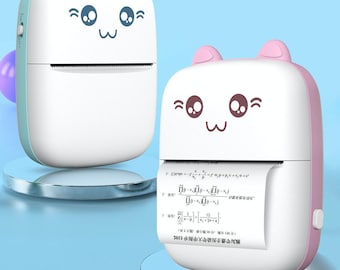 Mini Bluetooth Thermal Printer: Inkless Photo & Label Printing
