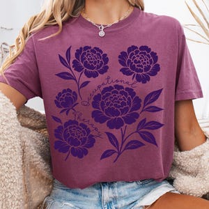 Occupational Therapy Shirt, Comfort Colors OT Shirt, Floral Occupational Therapy Shirt, Shirt for Occupational Therapist, COTA Gift