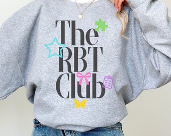 RBT Sweatshirt, Registered Behavior Tech Rundhalsausschnitt, Kinder-Shirt, ABA Sweatshirt | beschwingtes Shirt | ABA Therapie Geschenk