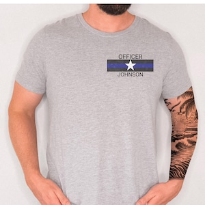 Custom Police Officer Shirt | Police Academy Graduation Gift | Police Officer Graduation | Police Officer Gift | Police Officer Retirement