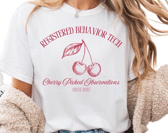 Camiseta de colores cómodos para RBT / Camiseta de técnico en conducta / Camiseta de salud conductual / Camiseta linda para RBT / Camiseta de BCBA / Camiseta para maestro de educación especial