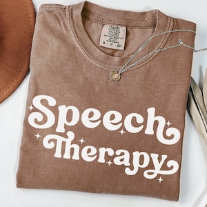Speech Therapy Shirt | Comfort Colors Speech Pathology Shirt | SLP Shirt | SLP Gift | SLPA Tshirt | Speech Language Pathology