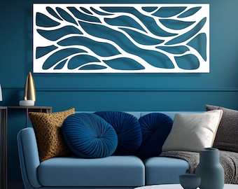 Abstract Metal Wall Art: Modern Sculpture, Entryway Decor