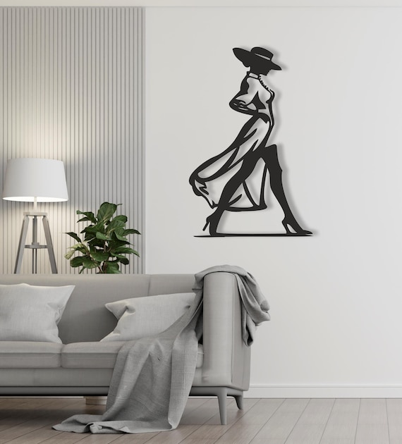 metal dress wall art Metal Dress Wall Art: Powder Coated Steel, Girls Room Decor