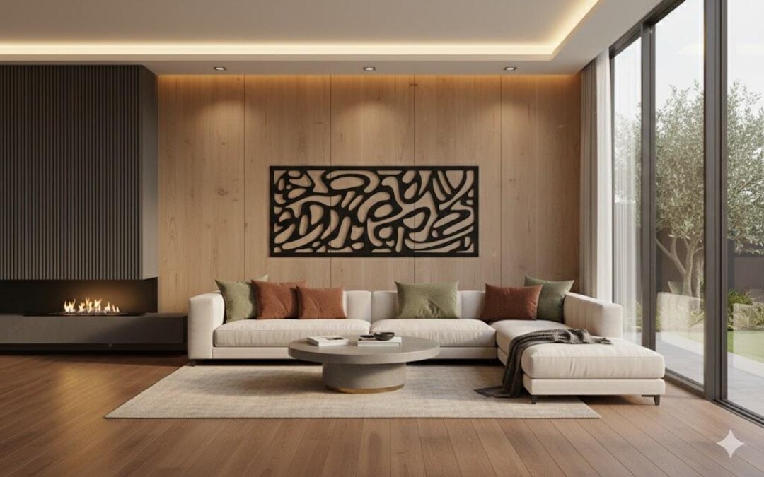 Abstract Metal Wall Art: Modern Home Sculpture - Etsy