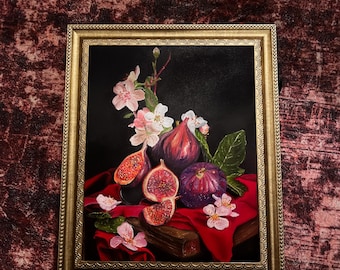 Pintura al óleo original de Fig Prints