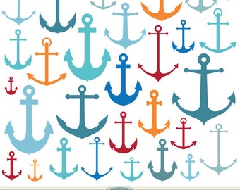 anchor clipart vector anchor clip art nautical clipart etsy