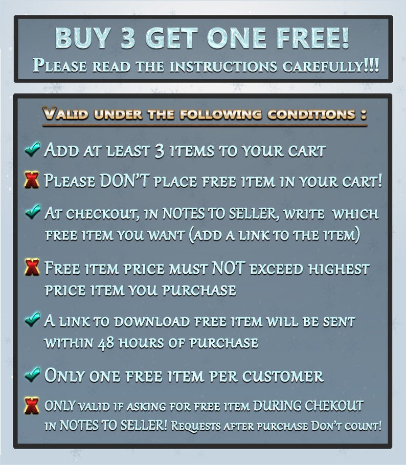 Less items. Less items