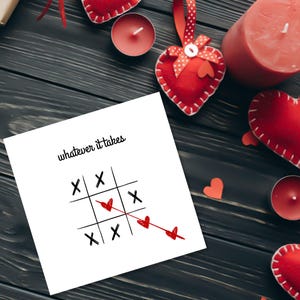 Plantilla de tarjeta de amor imprimible / Tarjeta de San Valentín / Tarjeta romántica Regalo de amor para él / Plantilla CANVA de tarjetas de San Valentín Descarga instantánea