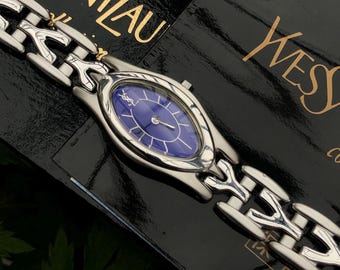 コンビカラーQZ腕時計 ヴィンテージ|イヴサンローラン YSL