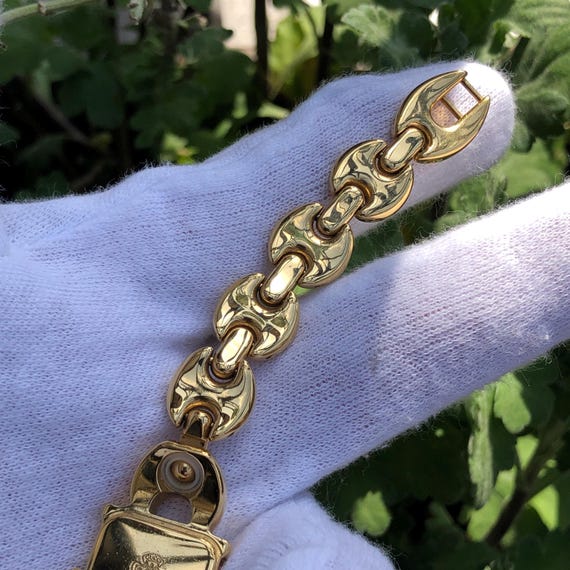希少なヴィンテージグッチ1800L交換可能なストラップブレスレット