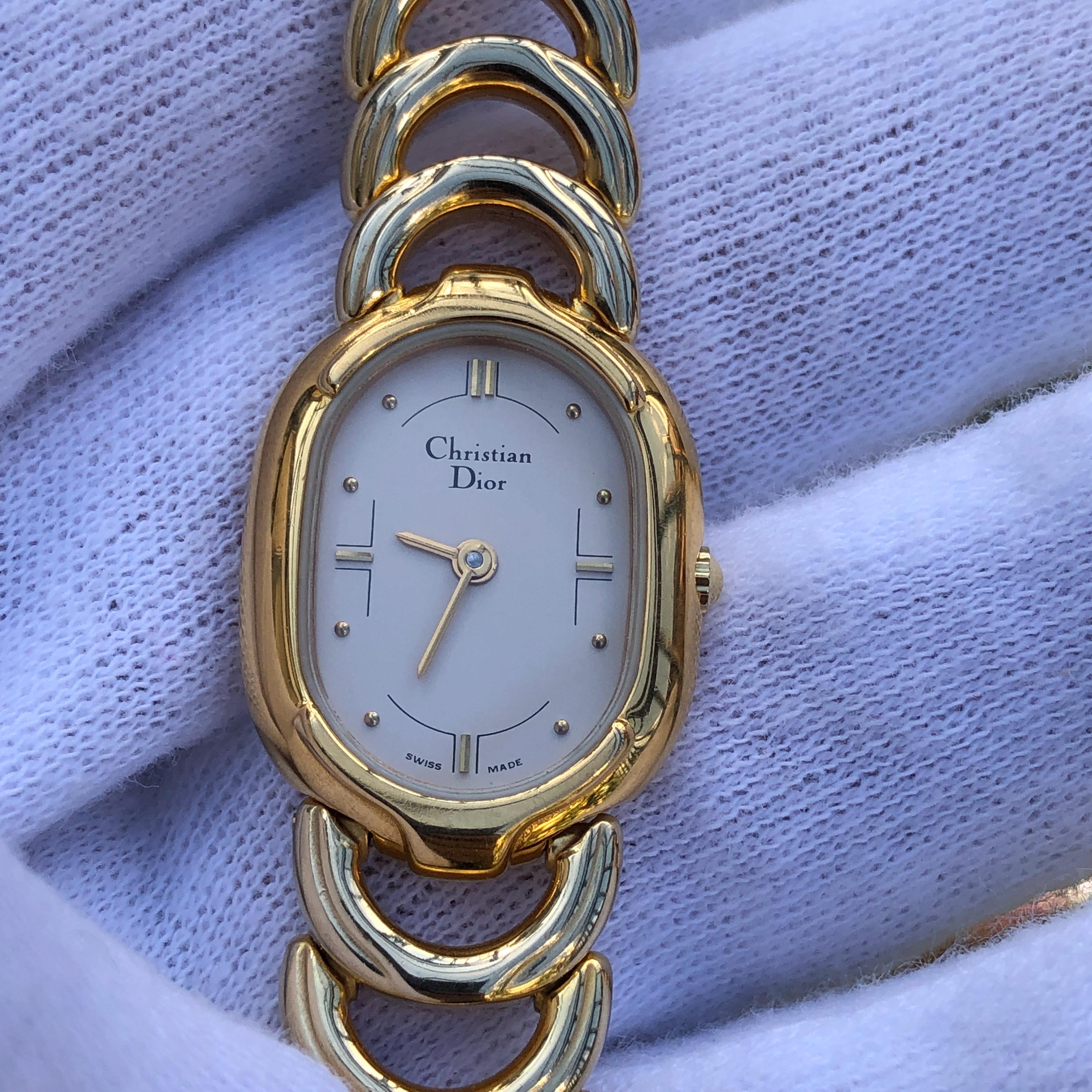 予約済み 希少ヴィンテージ クリスチャン・ディオール ゴールドメッキ