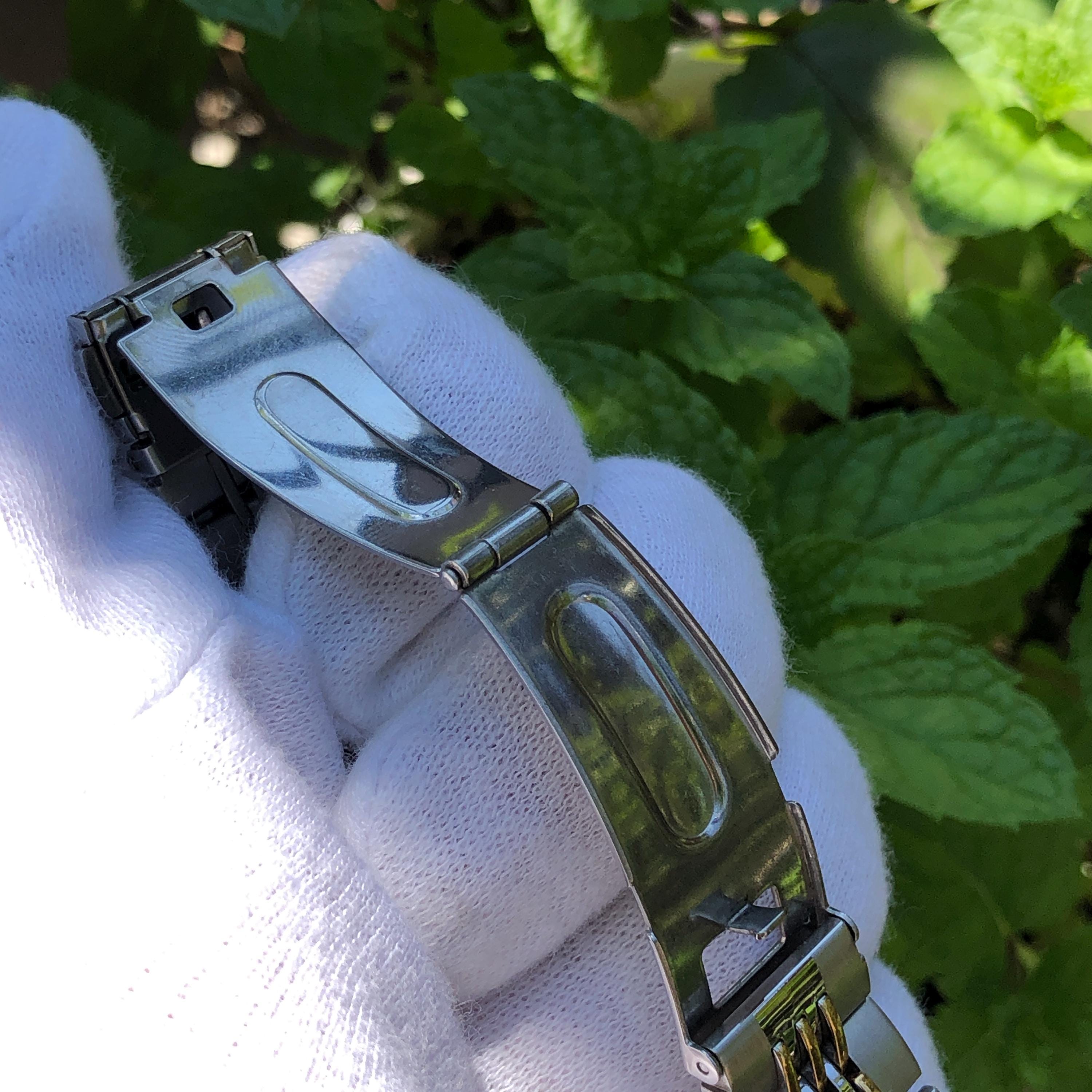 Reserved Rare Vintage YSL Yves Saint Laurent Watch: Blue Dial