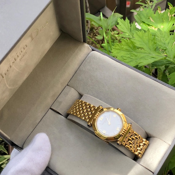 Christian Dior ゴールド アナログ時計 CHRISTIAN DIOR Octagon Watches 25.154 Gold Plated/Gold Plated mens