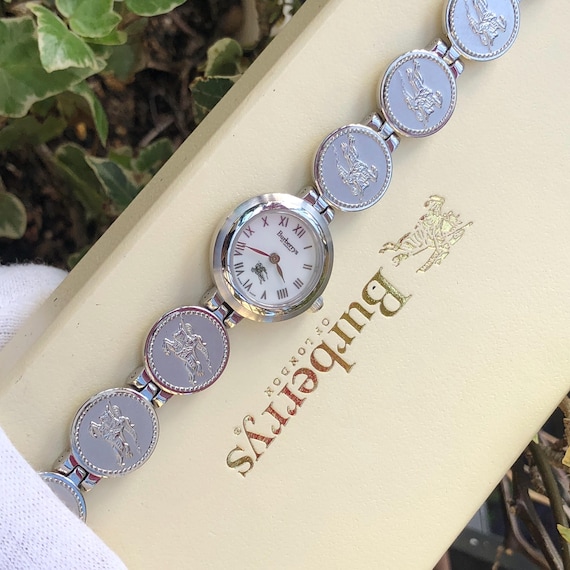Vintage Burberry ladies watch. EUC box and original paperwork. Stainless band Burberry Watch Box (With Passport) - Gem main image 4