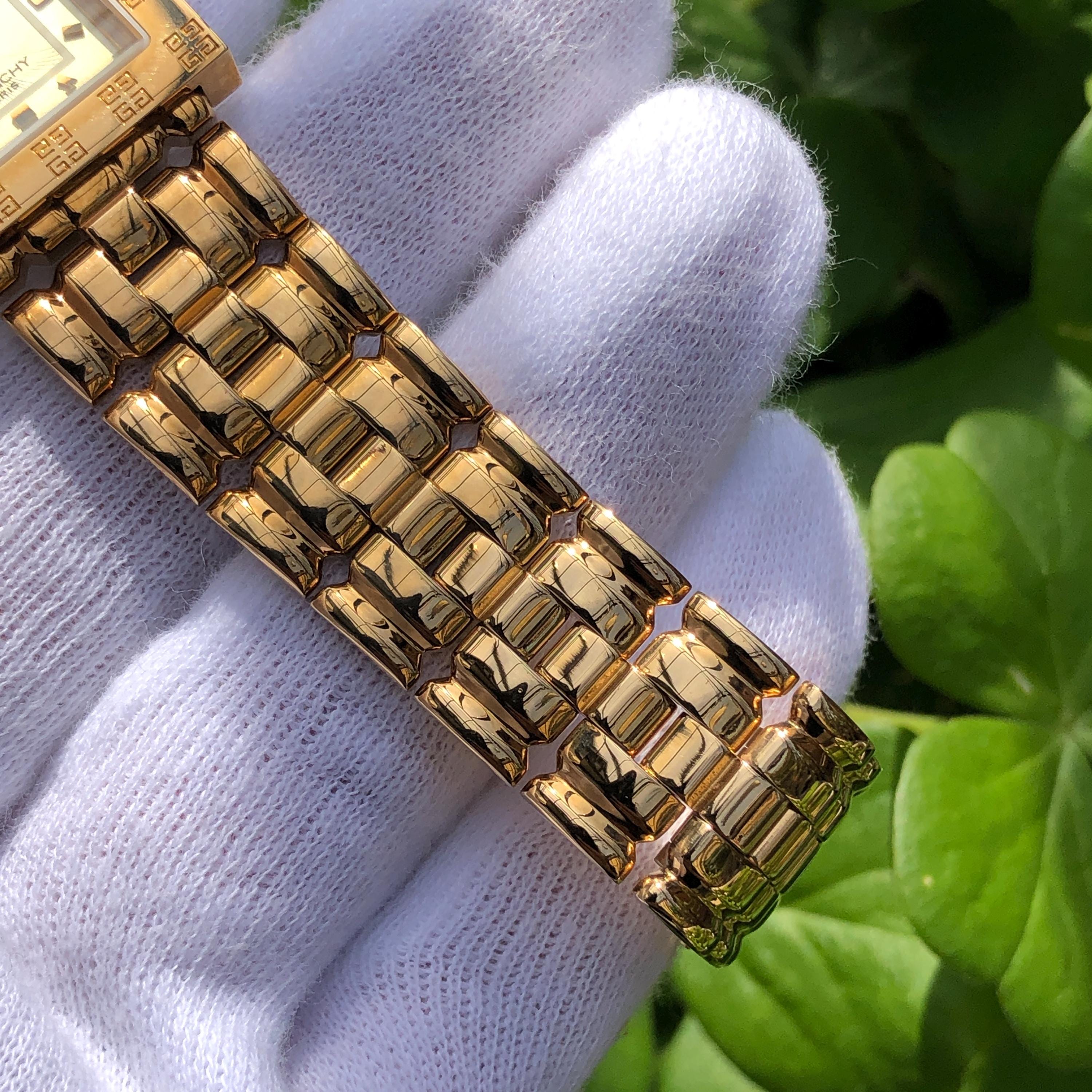 Vintage GIVENCHY APSARAS Watch: Gold Square Face, Box & Papers - Etsy