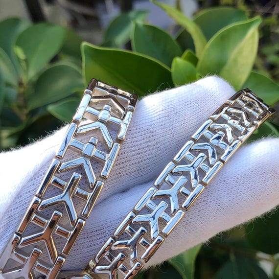 Vintage YSL Yves Saint Laurent Octagon Watch Set: Dual-toned With