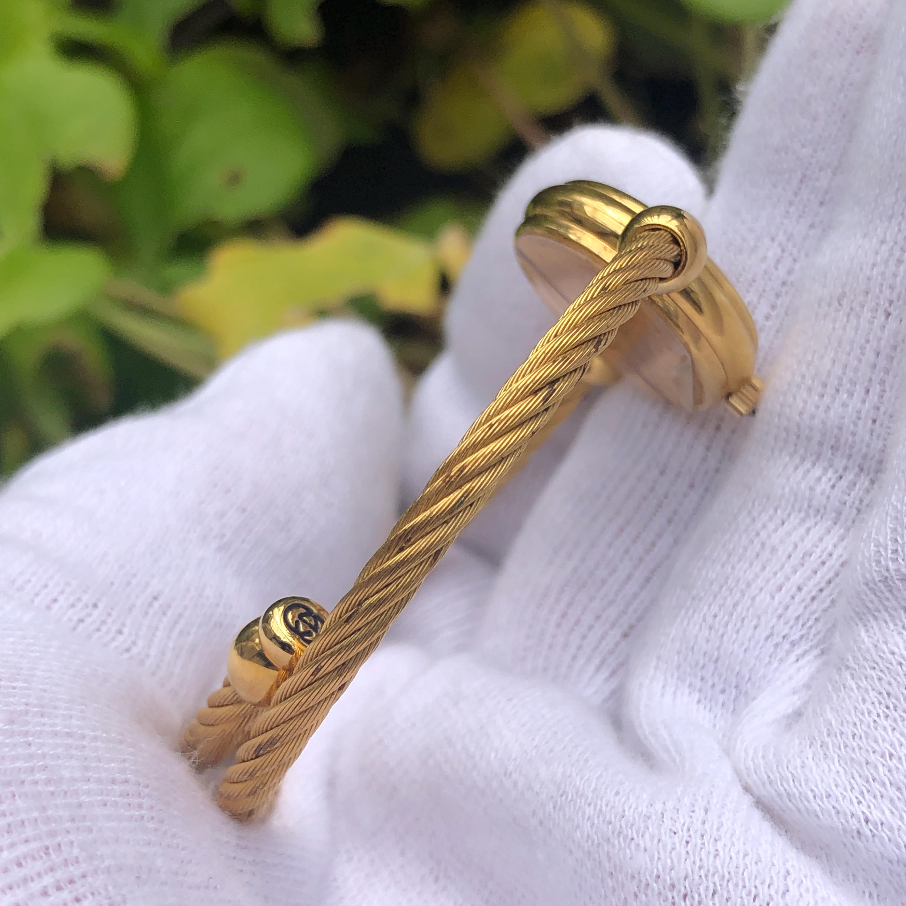 RARE VINTAGE GUCCI 2700.2.L Series Flexible Twisted Bangle  display picture 1