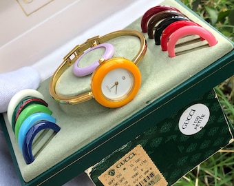 Genuine Gucci Metal Purple Bezel – Rare Find for Gucci Change